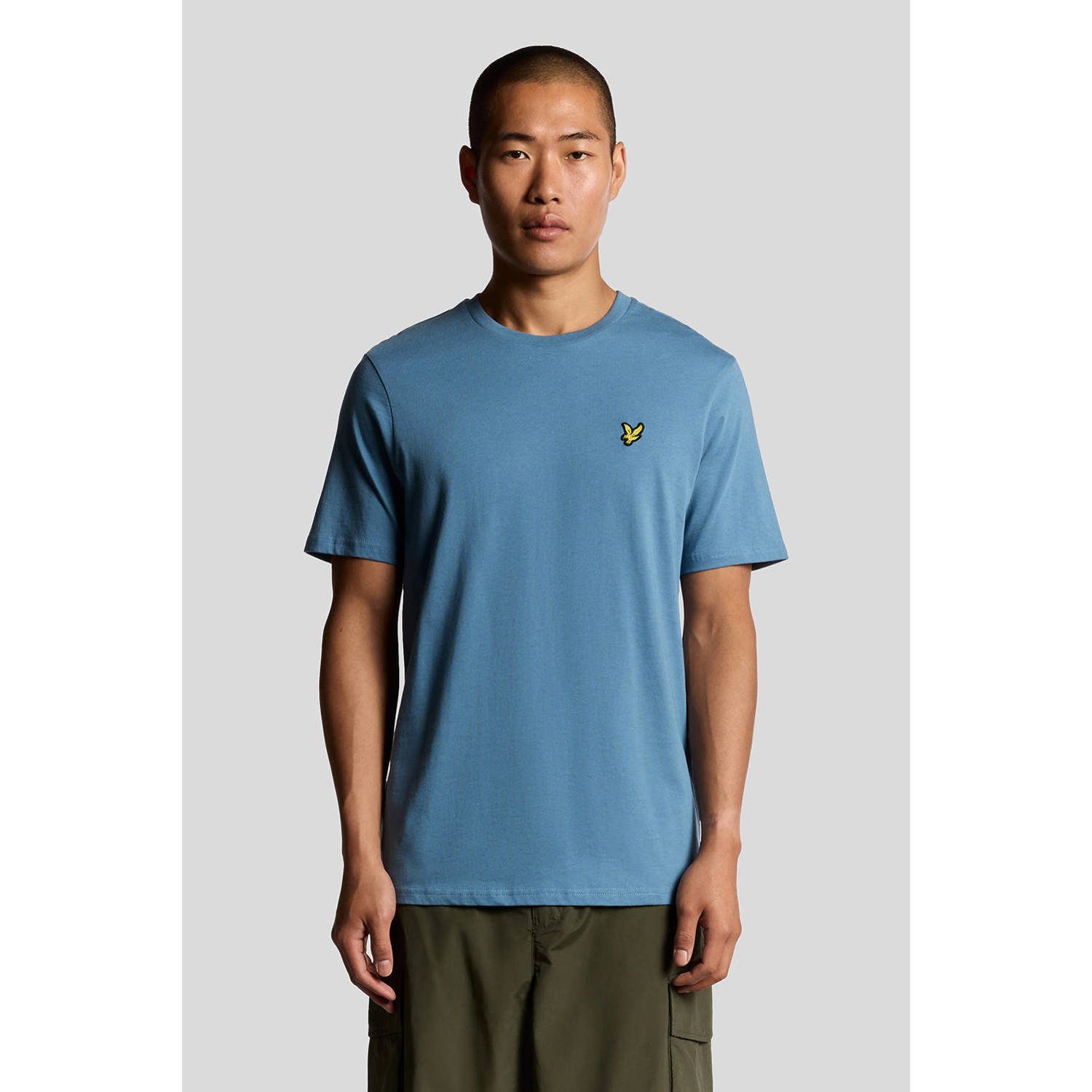 Lyle & Scott regular T-shirt blauw