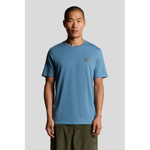 Lyle & Scott regular T-shirt blauw afbeelding