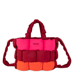 gevlochten mini shopper Helma rood