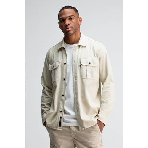 Butcher of Blue overshirt beige afbeelding