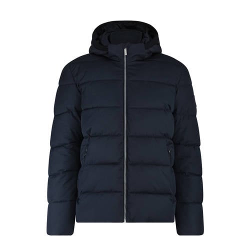 Agiato gewatteerde jas donkerblauw afbeelding