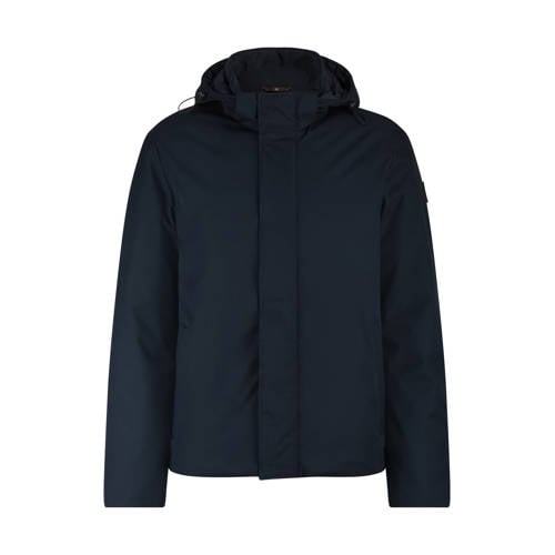 Agiato gewatteerde jas donkerblauw afbeelding