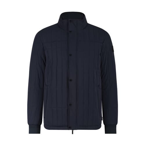 Agiato gewatteerde jas donkerblauw afbeelding