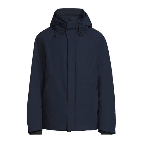 KRAKATAU gewatteerde jas donkerblauw afbeelding