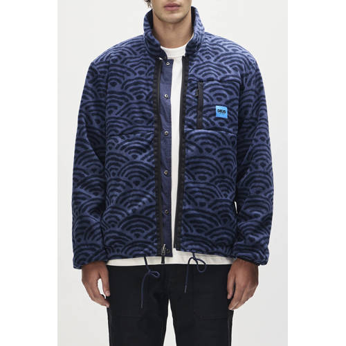 Deus Ex Machina fleece reversible jas donkerblauw afbeelding