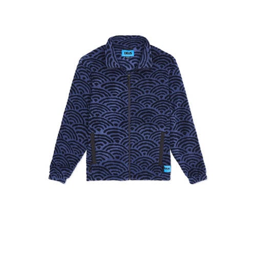 Deus Ex Machina fleecevest donkerblauw afbeelding