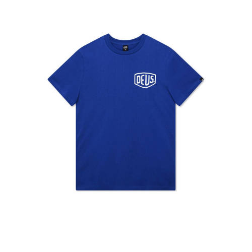 Deus Ex Machina regular T-shirt met backprint blauw afbeelding