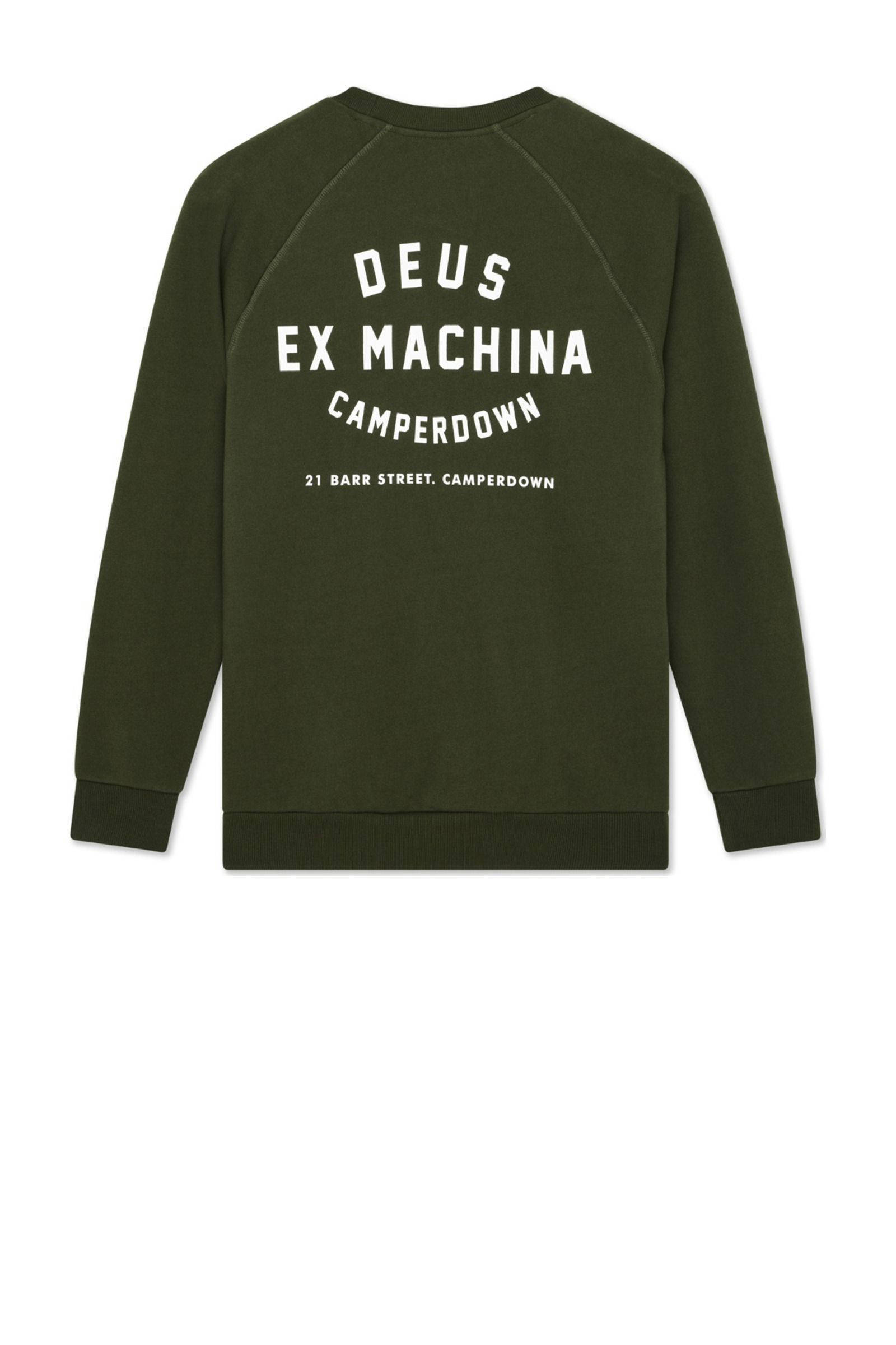 Deus Ex Machina sweater met backprint donkergroen | wehkamp
