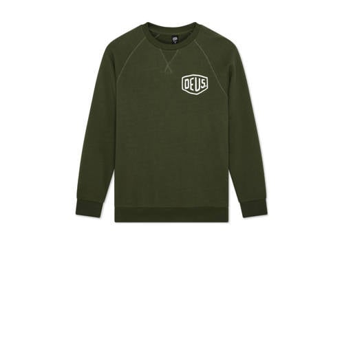 Deus Ex Machina sweater met backprint donkergroen afbeelding