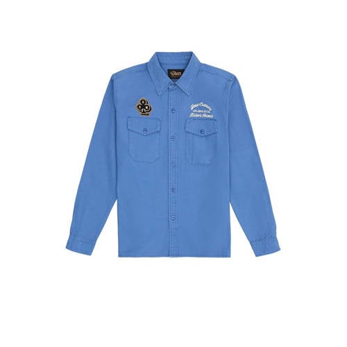 Deus Ex Machina regular casual overhemd blauw afbeelding