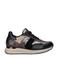 Gabor Comfort Optifit leren sneakers zwart/brons/zilver