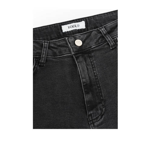 YOEK slim fit jeans black denim afbeelding