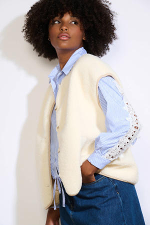 gilet ecru