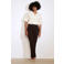LOLALIZA flared regular waist broek bruin