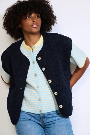 gilet donkerblauw