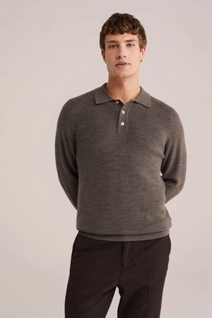 JACK & JONES PREMIUM trui fijn gebreid groen