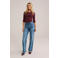 WE Fashion top donkerrood