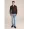 WE Fashion gebreide trui donkerbruin