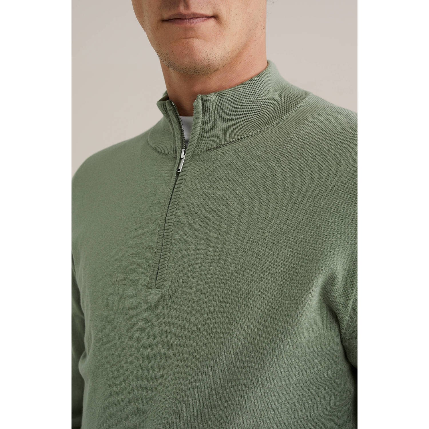 WE Fashion gebreide trui groen