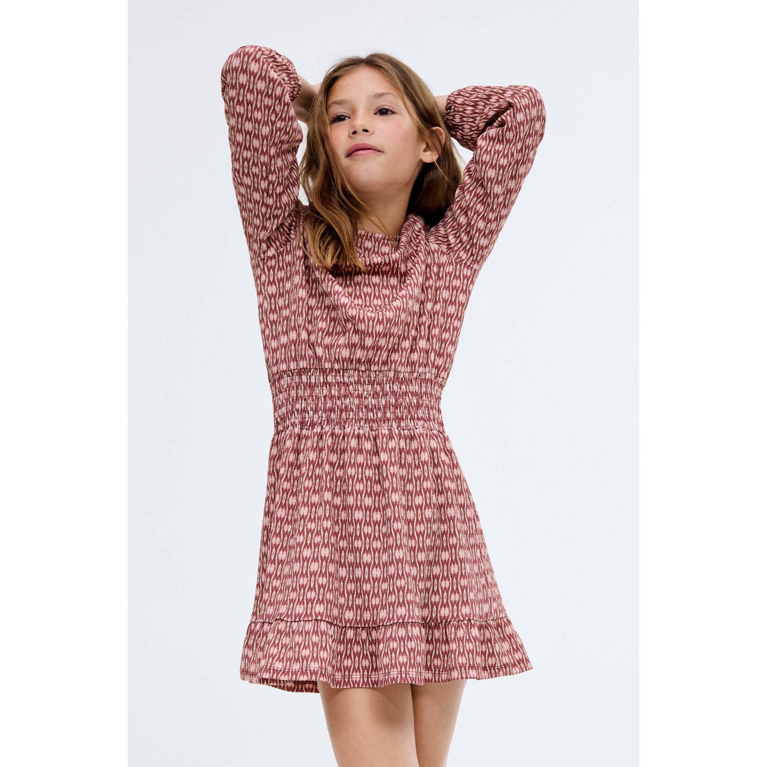 Mango Kids korte jurk rood