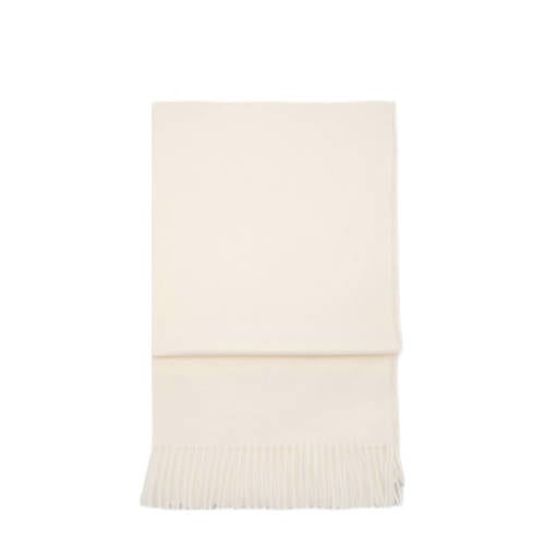 Mango sjaal met franjes beige afbeelding