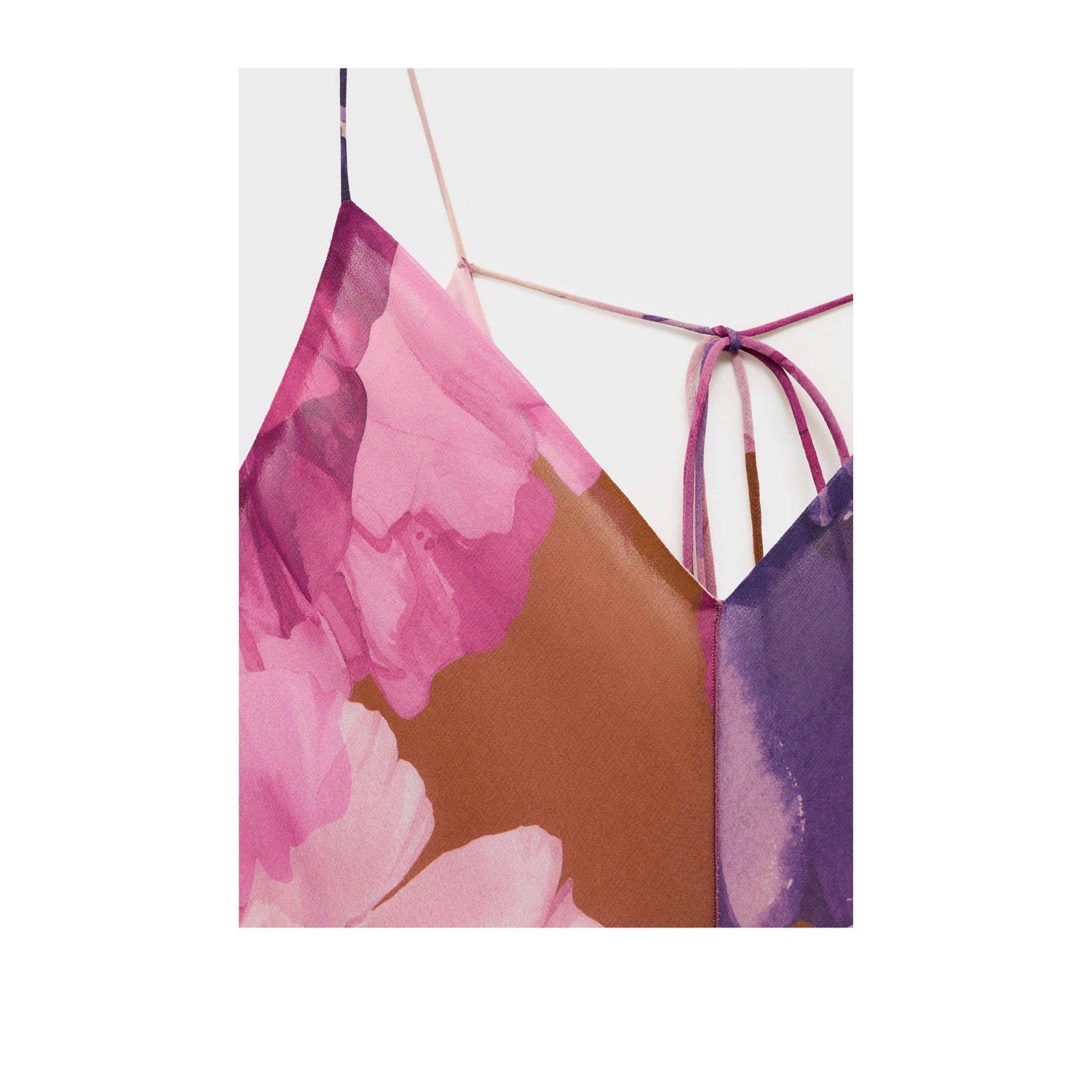 Mango maxi jurk roze