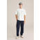 WE Fashion loose T-shirt met backprint wit