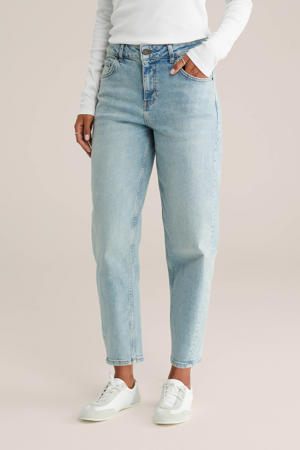 barrel jeans light blue denim