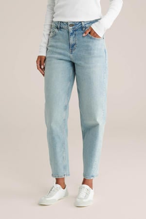 barrel jeans light blue denim