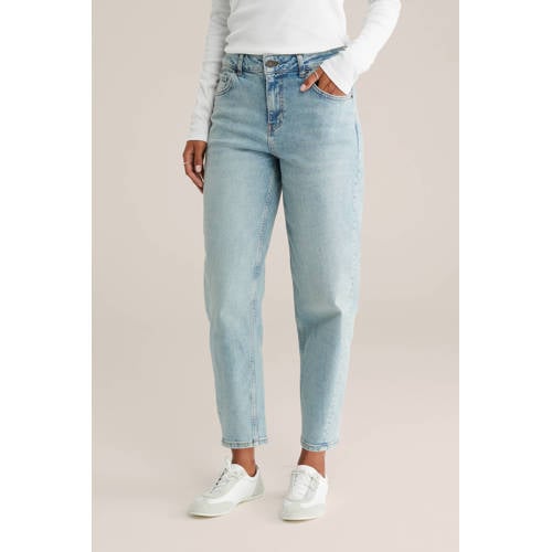 WE Fashion Blue Ridge barrel jeans light blue denim afbeelding