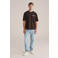 WE Fashion loose T-shirt met backprint bruin