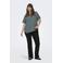 ONLY CARMAKOMA flared jeans zwart