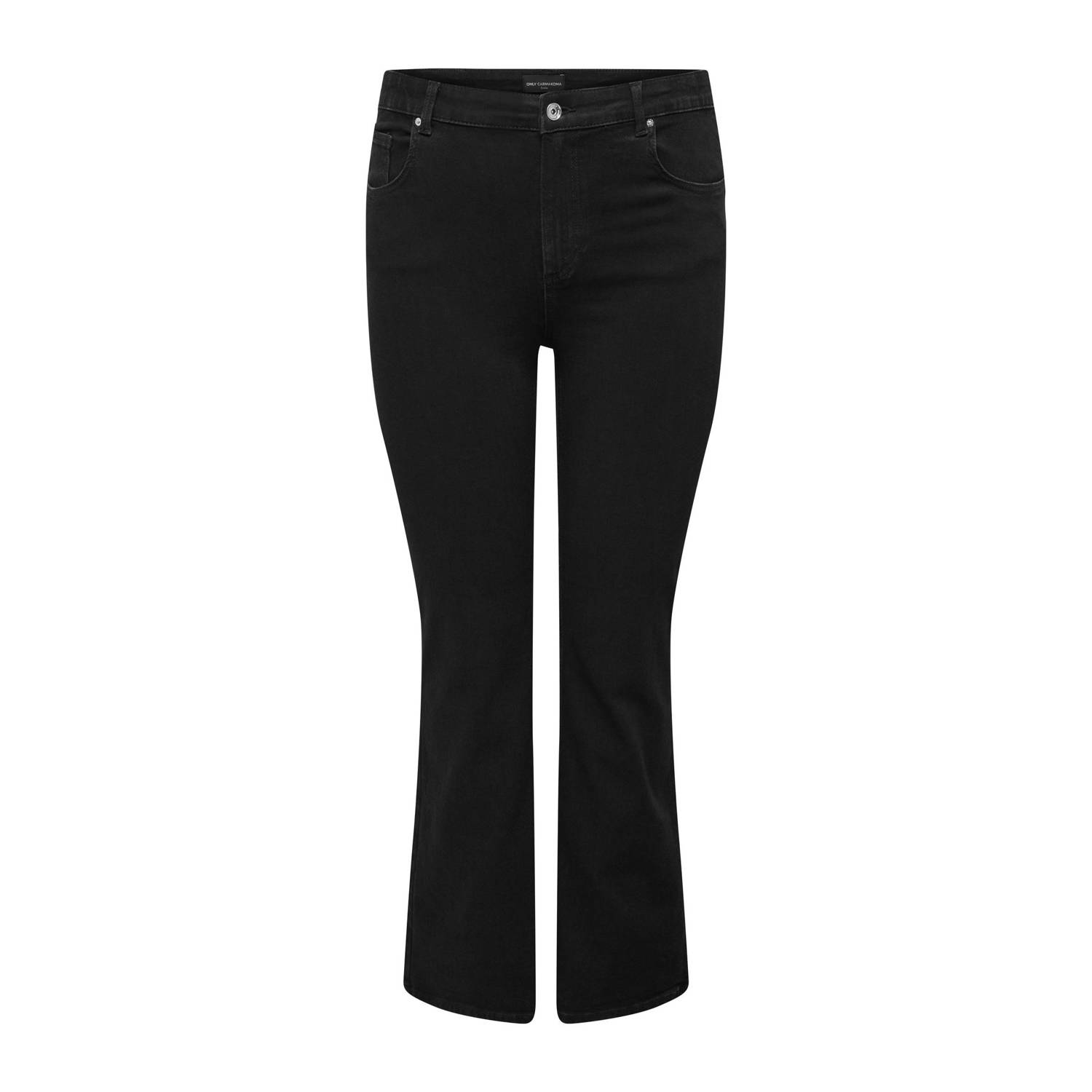 ONLY CARMAKOMA flared jeans zwart