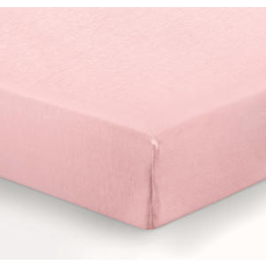 jersey baby hoeslaken ledikant (120x60 cm) - lichtroze