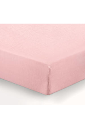 jersey baby hoeslaken ledikant (120x60 cm) - lichtroze