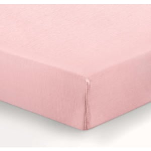 jersey baby hoeslaken ledikant (120x60 cm) - lichtroze
