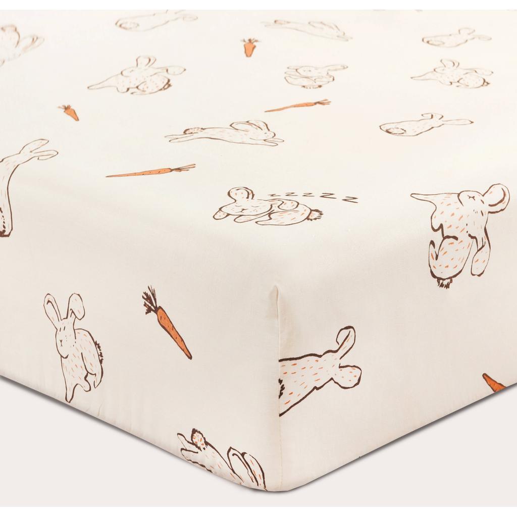 NOUS Kids katoenen baby hoeslaken wieg (40x80 cm)