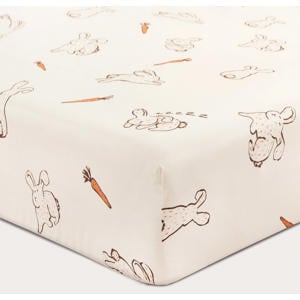 katoenen baby hoeslaken wieg (40x80 cm)