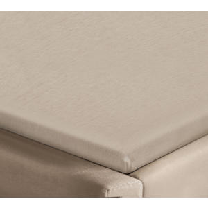 jersey hoeslaken topmatras - beige