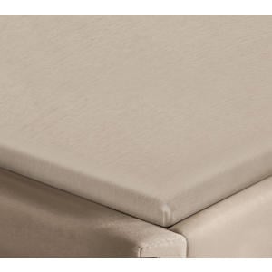 jersey hoeslaken topmatras - beige