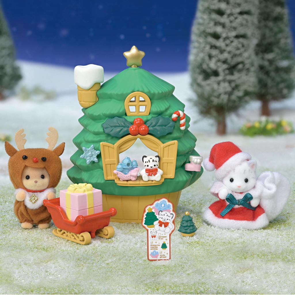 Sylvanian Families 5822 Baby Kerstboomset