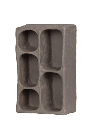 Clay Wandkastje - Papier Mache - Grijs - 70x45x23 (70x45x23 cm)