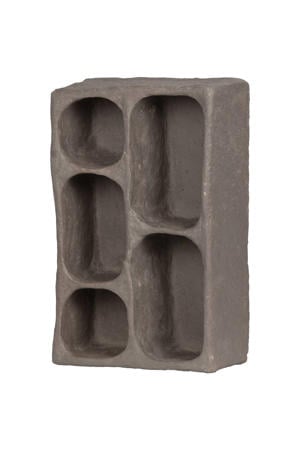 Clay Wandkastje - Papier Mache - Grijs - 70x45x23 (70x45x23 cm)