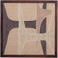 WOOOD Anno Wanddeco - Katoen/Hout - Naturel/Bruin - 90x60x10