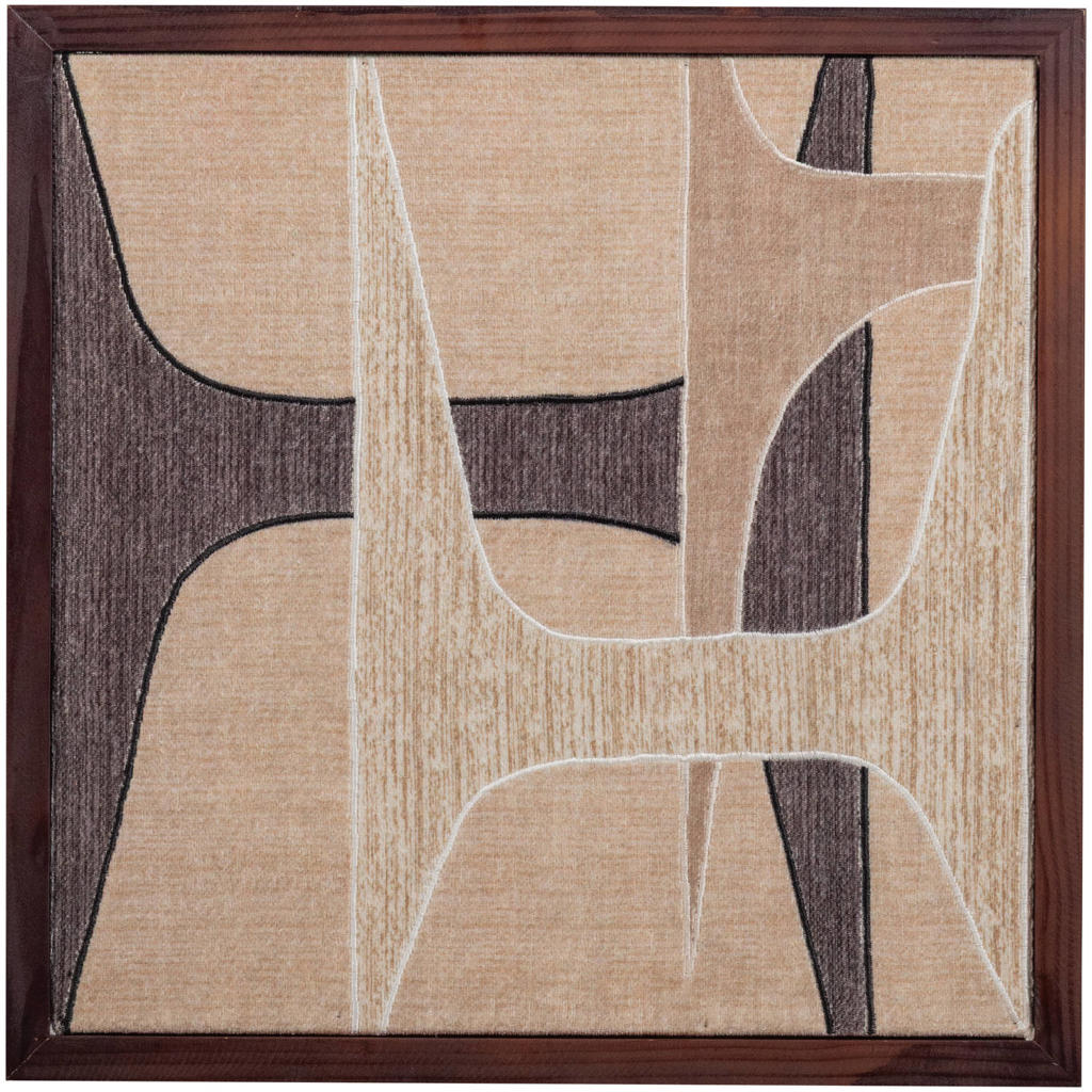WOOOD wanddecoratie Anno (60x60x10 cm)
