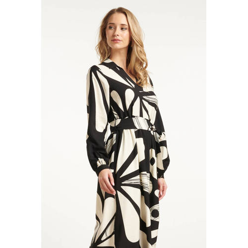 Smashed Lemon midi jurk zwart afbeelding