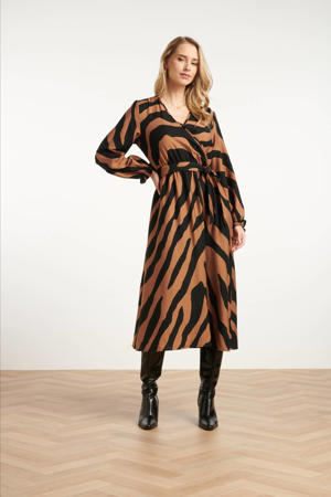 A-lijn jurk bruin