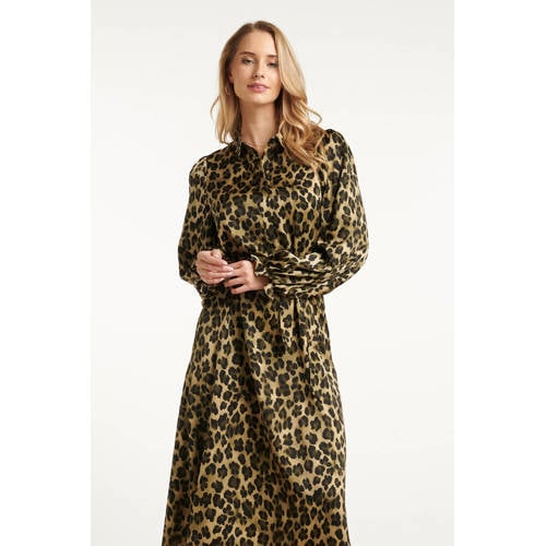 Smashed Lemon midi jurk zwart afbeelding