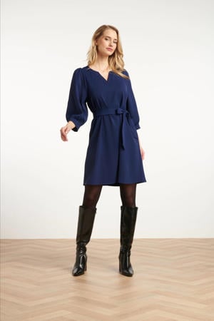 korte jurk blauw