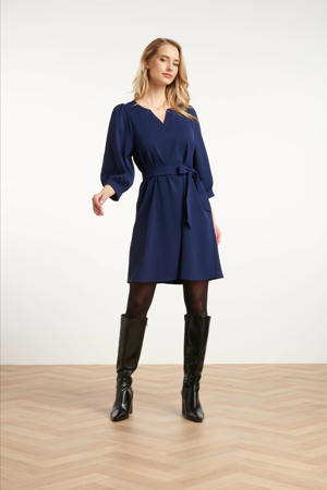 korte jurk blauw